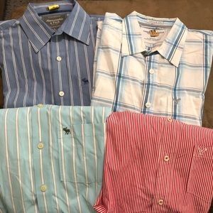 Abercrombie and American eagle shirt lot of 4